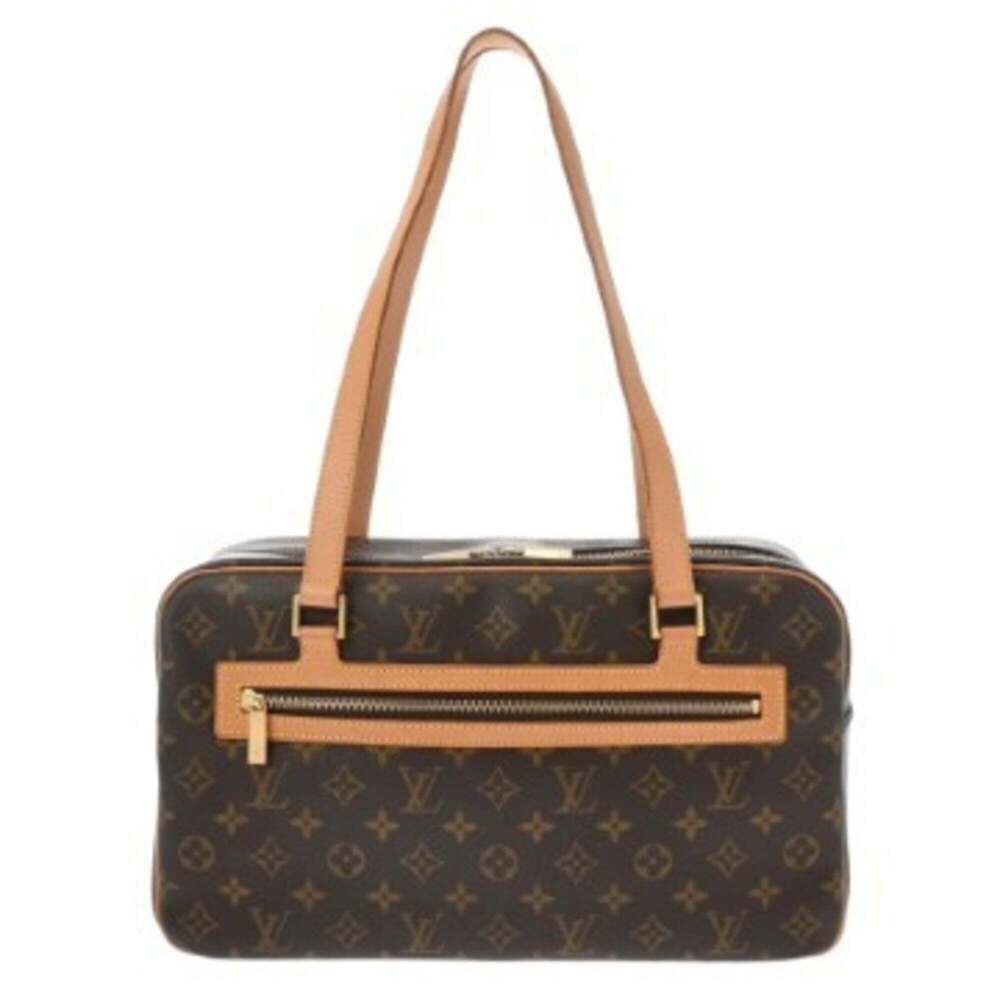 LOUIS VUITTON Brown Monogram Canvas Tote Bag - Picture 1 of 11